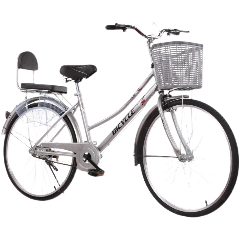 免充气实心胎自行车成人26寸w2B4寸自行单车自行车女成年人轻便男