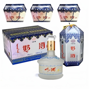 套马人家奶酒42度500ml内蒙古特产蒸馏传统工艺礼盒装酒