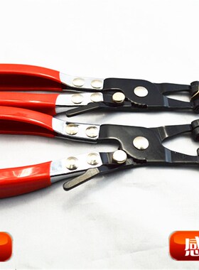 FOSN汽车水管钳卡钳 直型喉式管束钳 卡扣钳卡箍钳 汽修专用工具