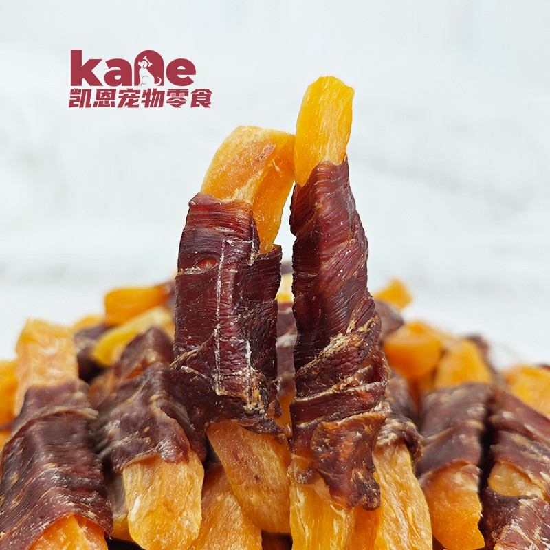 【达人专属】纯手工鸭肉绕红薯宠物零食小型犬营养甘薯小型狗磨牙