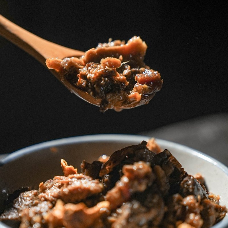 姬松茸牛肉酱乡愁沈丹大粒不辣下饭菜拌饭拌面酱【牛肉添加量30%