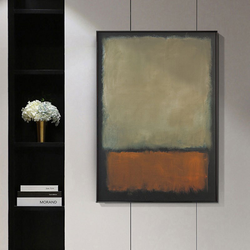 简约抽象马d克.罗斯科 现代艺术装饰画酒店挂画工作室玄关过道壁图片