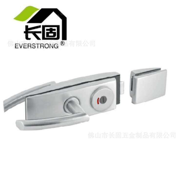 长固ST-G021B双开门用玻璃门锁 执手锁 中央锁 红绿指示门锁