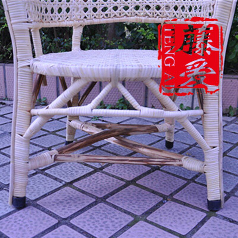 小号天然藤椅小围椅儿童坐椅幼儿园椅子老人椅休闲椅乘凉椅小藤椅
