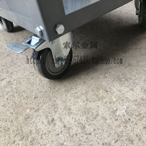 重型三层工具车 汽保汽修工具车 移动维修零件车五金带挂板工具车