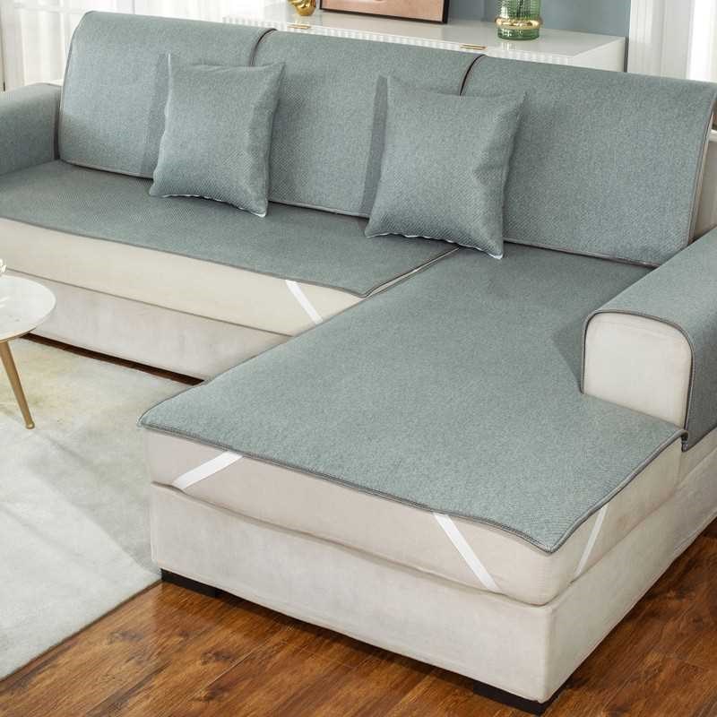 沙发垫夏季防滑竹藤席凉坐垫子四季夏天款L可定客厅布艺皮沙发新