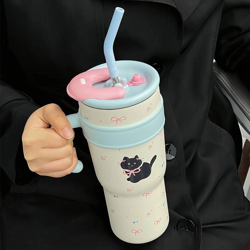 涟海冰霸杯可爱喝水杯网红大容量学生心随身杯