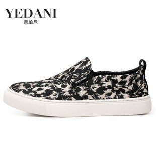 帆布鞋 2024春秋新款 男士 休闲一脚蹬布鞋 子男潮 男鞋 懒人透气鞋 夏季