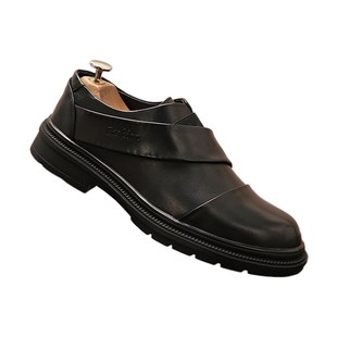 男士 增高正装 套脚尖头皮鞋 百搭休闲商务男鞋 一脚蹬 男英伦韩版 新款