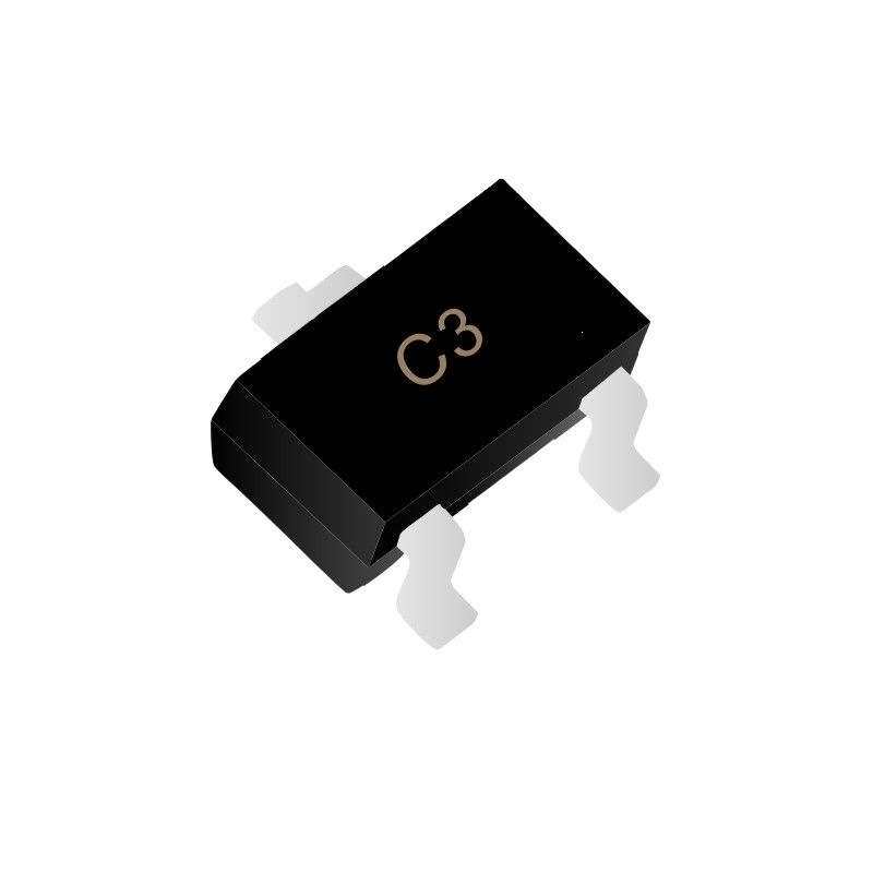小信号三极管BC859C SOT-23 封装印字 4C 佑芯微