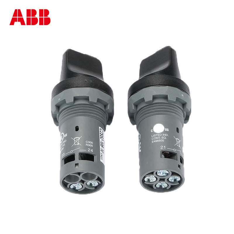 ABB旋钮C2SS2-10B-10两三档选择C3SS2-10B-20复位自锁 按钮开关