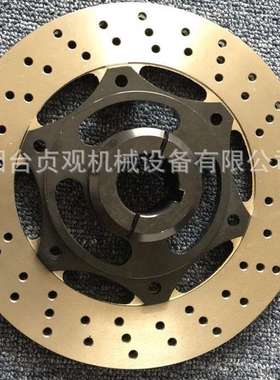竞技卡丁车配件go kart parts通风刹车盘6孔30轴CNC通用法兰座