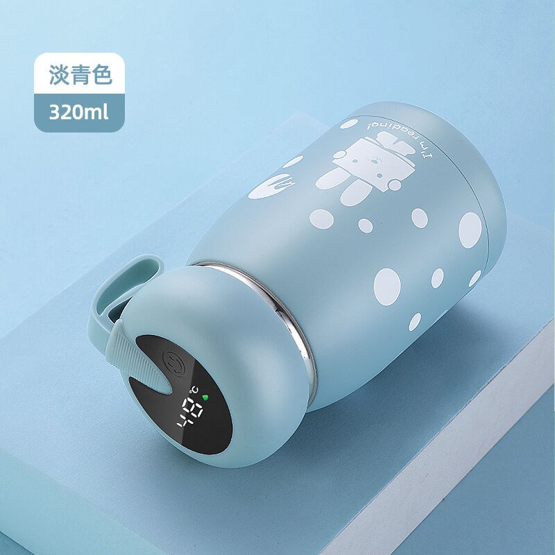 新款迷你智能保温杯女便携小巧可爱少女学生儿童简约显示温度的水