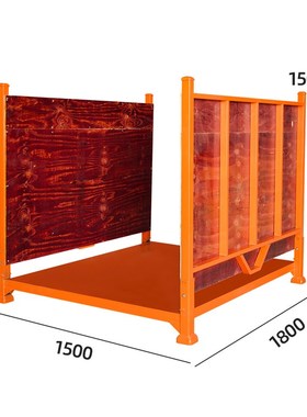 1.8*1.5*1.5米橙色折叠货架重型货架 加厚钢材一物多用仓储巧固架
