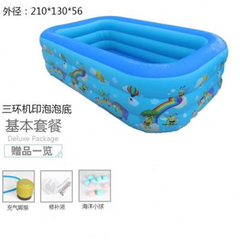 新款儿童游泳池充气家庭婴儿洗澡桶成人家用宝宝加厚小孩超大号玩