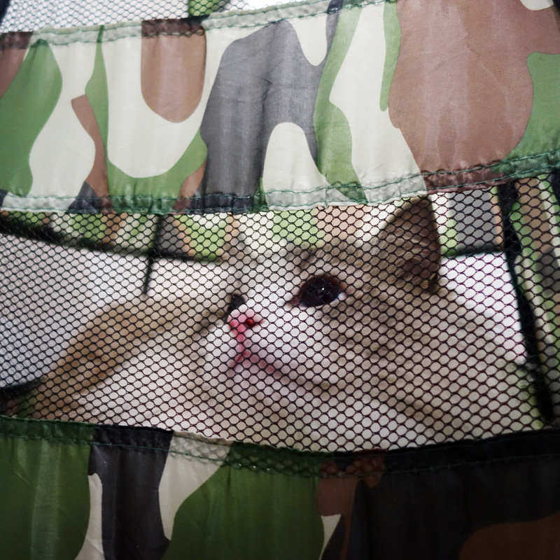田田猫四季猫房子封闭式猫窝猫帐篷猫隧道猫咪用品猫垫宠物猫玩具