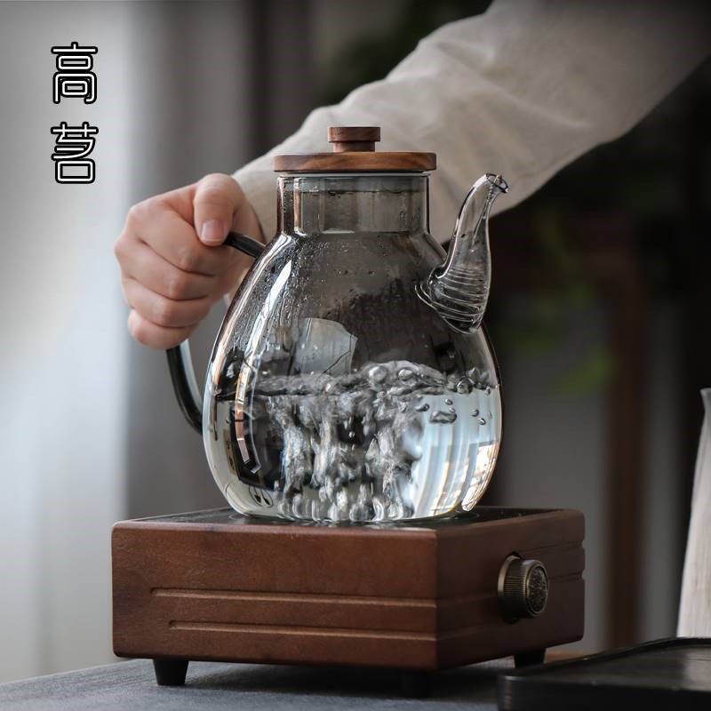 加厚耐高温玻璃茶壶大容量家用水壶懒人大号冲茶带过滤泡茶器