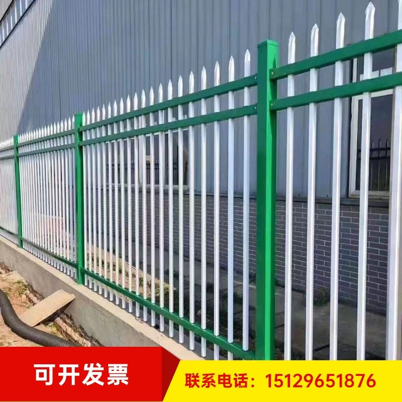 铁艺护栏小区庭院锌钢护栏围栏户外学校J金属围墙围栏陕西锌钢护