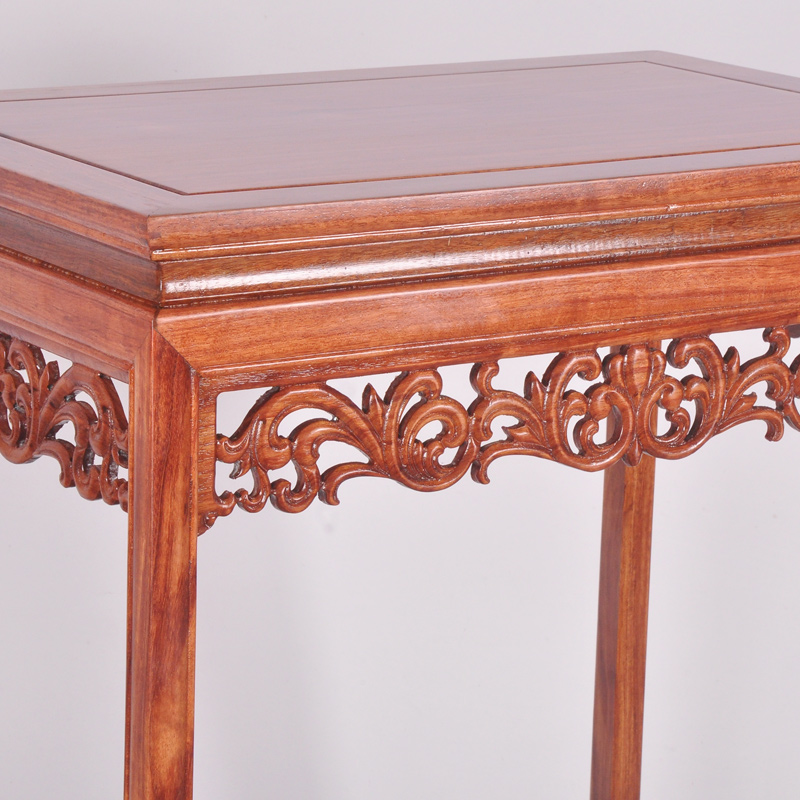 红木花架客厅家用中式花梨木盆景架置物架奇石摆放桌多层实木花几