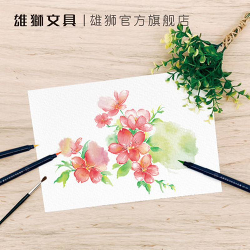 雄狮软头水彩笔套装儿童幼儿园学生宝宝用36色24色可水洗可晕染彩