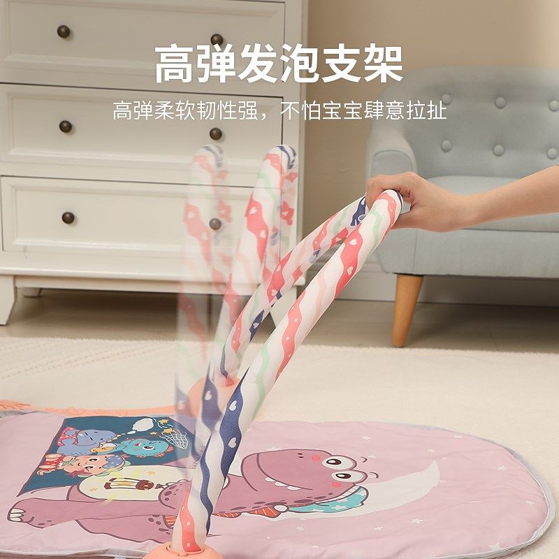 脚踏钢琴婴儿健身架0到3个月6-12新生儿踩蹬1岁宝宝躺着玩的玩具