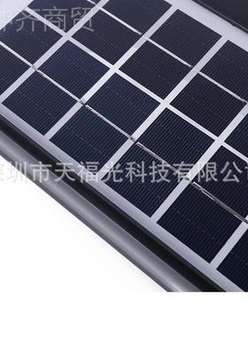 6塑V-3W胶边框风阳扇太能池板（JQT电压电可订9V）