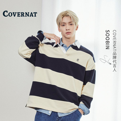 COVERNAT韩国卫衣秋英宇秀彬同款