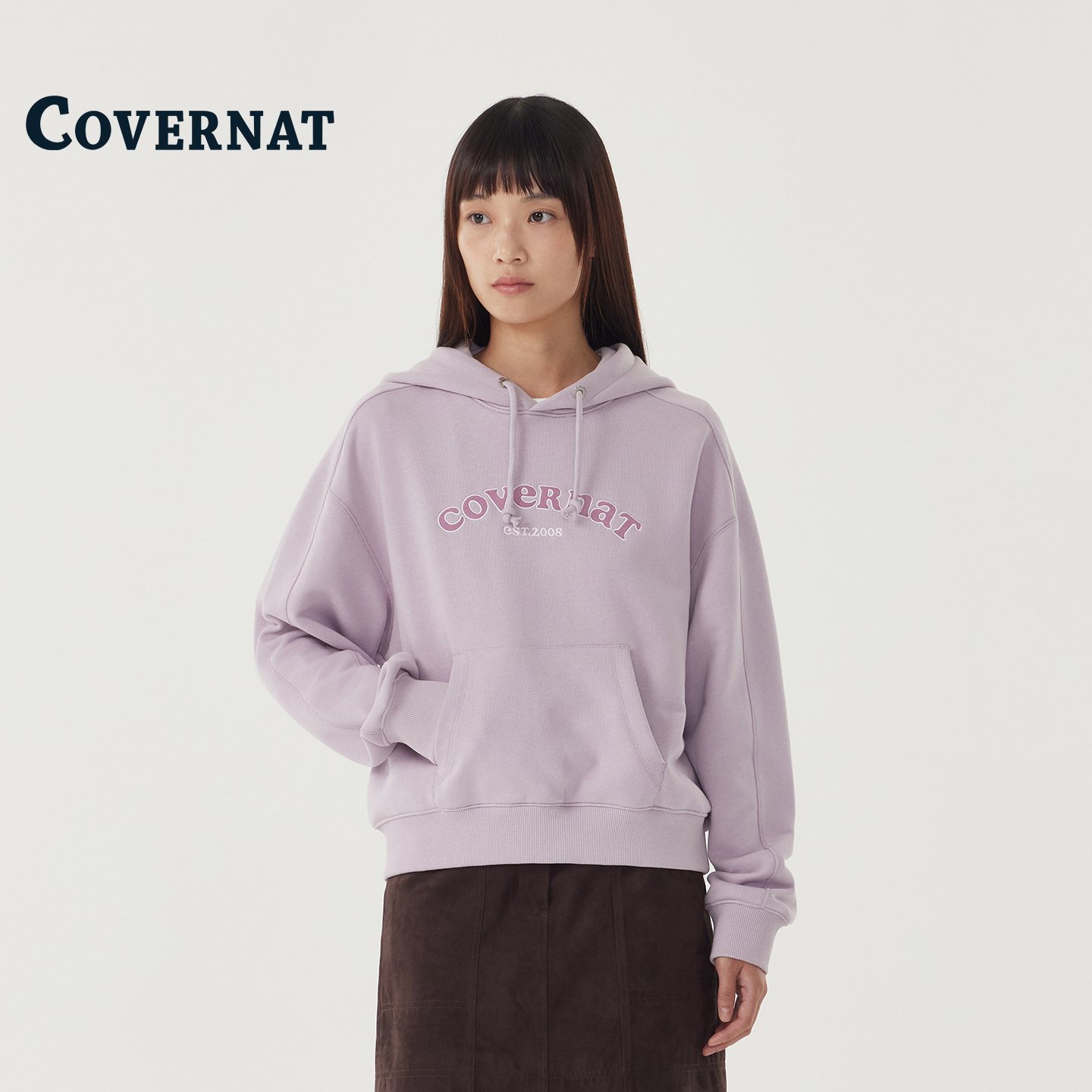 COVERNAT韩国卫衣连帽款宽松版型