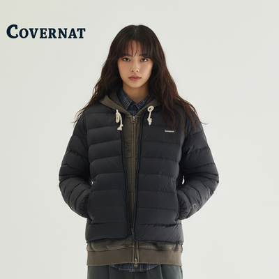 COVERNAT韩国轻薄短款保暖羽绒服