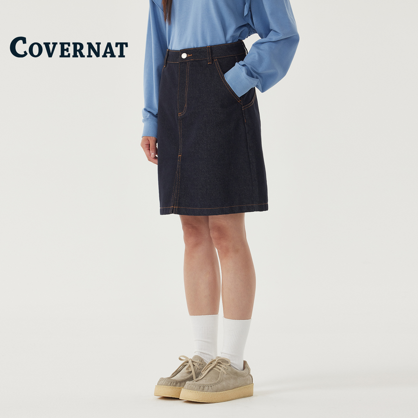 COVERNAT韩国短裙崔允智同款