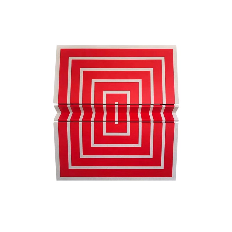 现代简约木雕装饰画玄关客厅餐厅卧室艺术实物挂画条纹深邃立体感