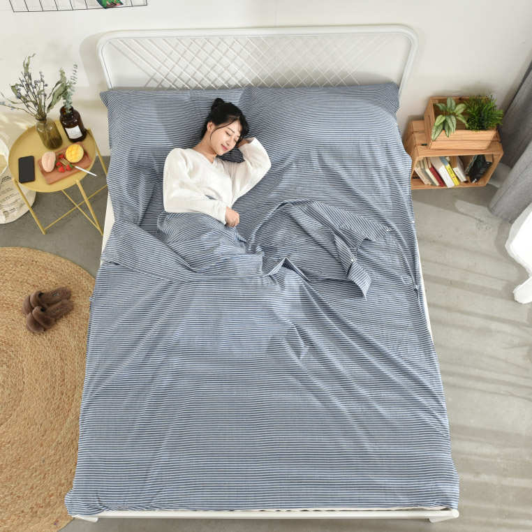 旅行睡袋便携住酒店隔脏床单被套外出旅游出差床套睡单被罩一体式