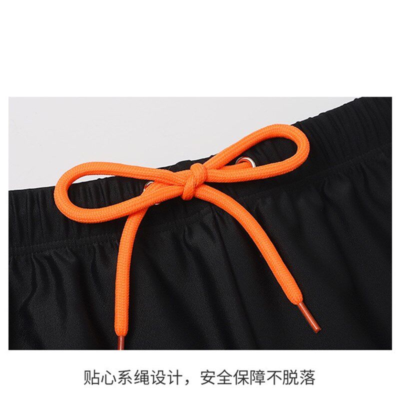 【夏语微琪】潮流荧光色系带宽松防尴尬男士泳裤青少年沙滩温泉短