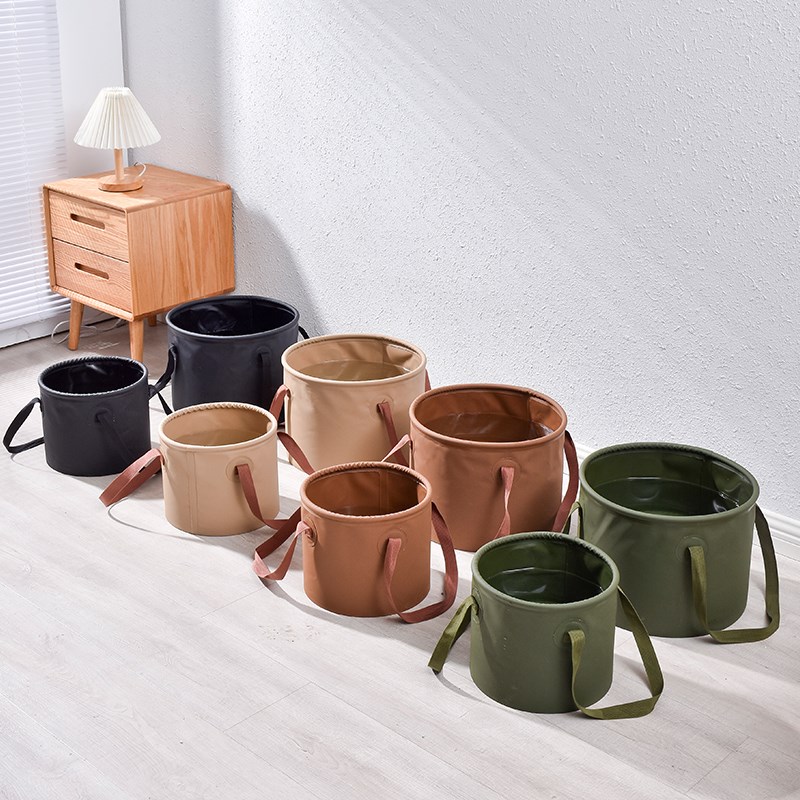 户外可折叠水桶便携式旅行登山车载大容量泡脚袋旅游储水蓄大容量