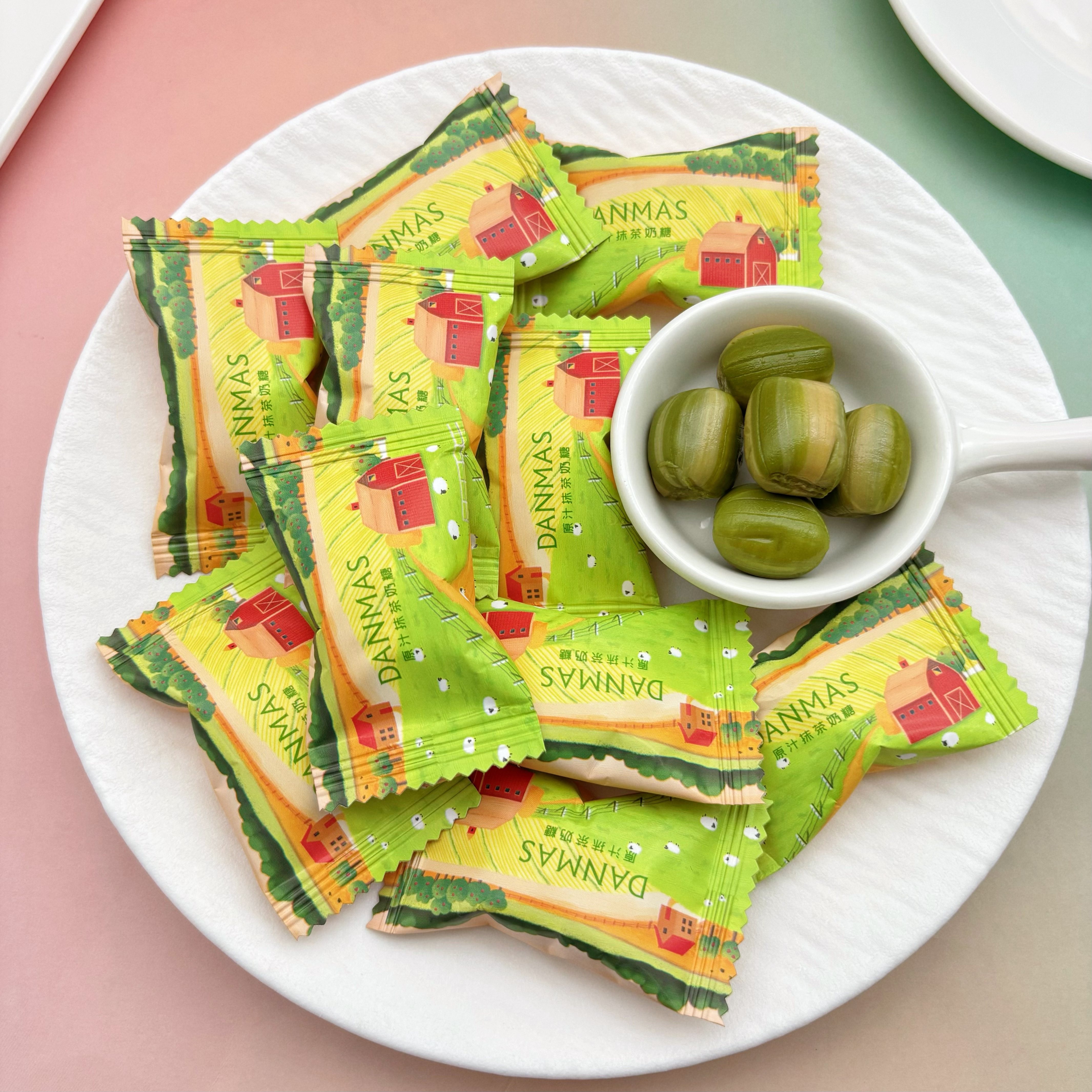 DENMAS丹玛仕原汁抹茶味奶糖图片