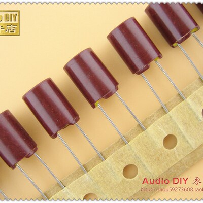 全新真品古董 ROE EKU系列 10uF/40V 胶木壳无极性电容