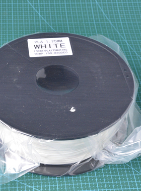 3D打印机耗材 PLA 1.75mm打印丝 白色 1KG