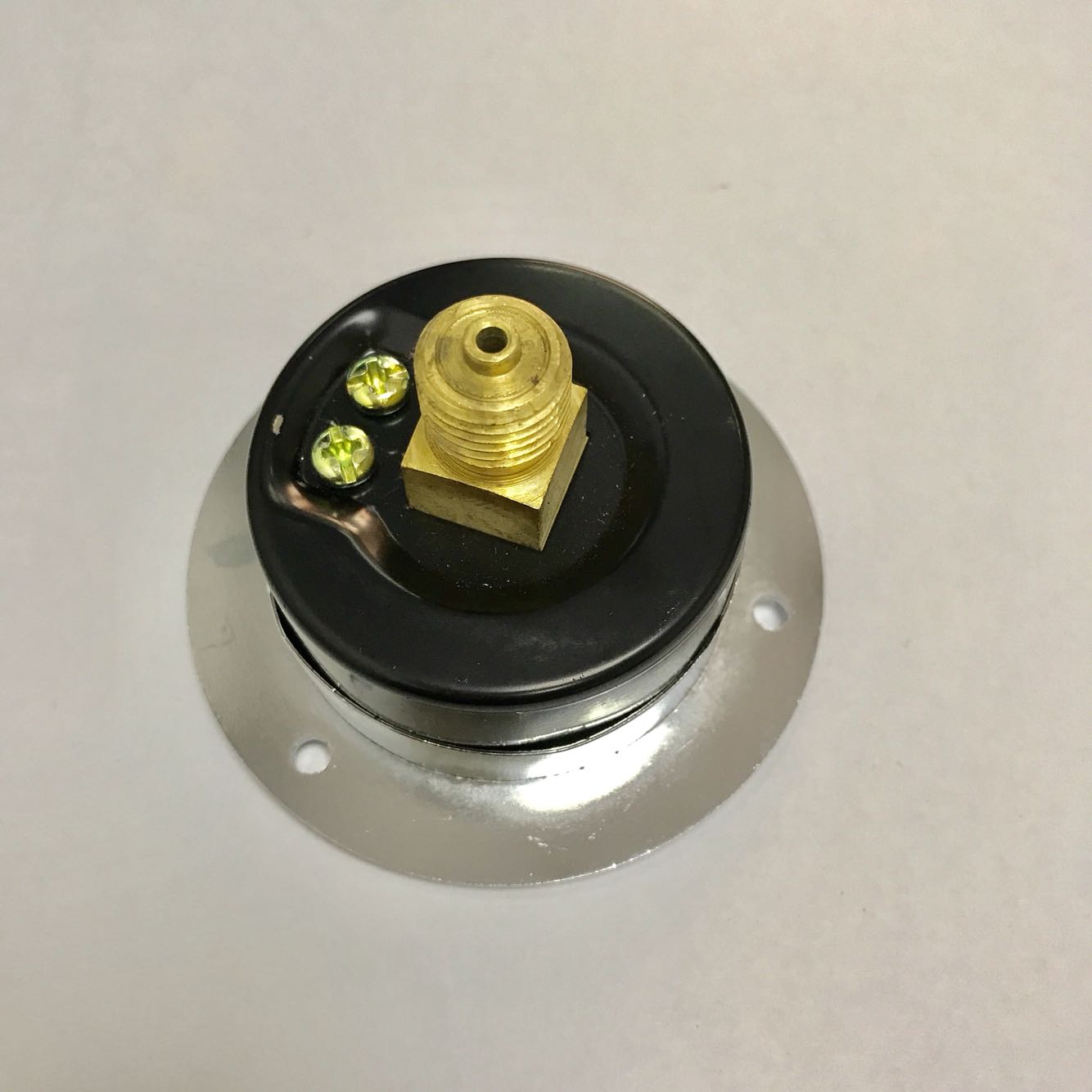 轴向带边压力表 Y-50ZT 0-1mpa 直径50mm 压力1mpa 铜螺纹m14x1.5