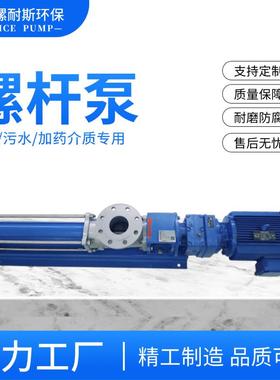 SEEPEX西派克螺杆泵BN2-6L板框进料带式进料螺杆泵化工泵渣质泵