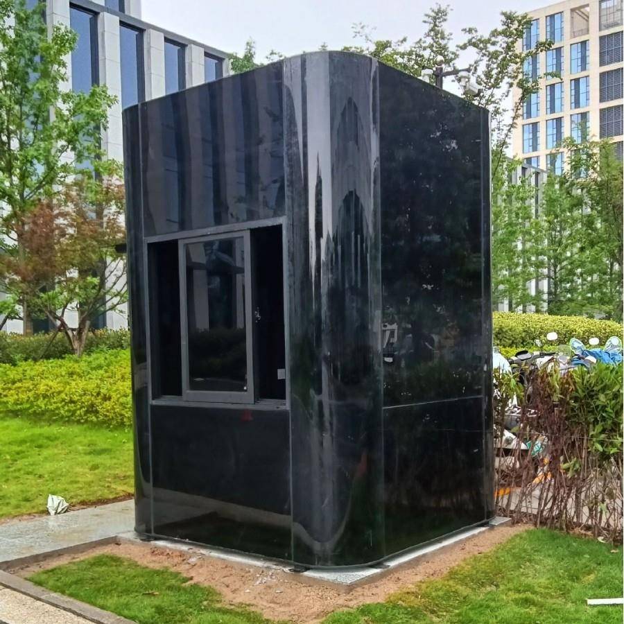 岗亭门卫亭执勤值班室户外大型保安岗亭不锈钢钢结构亭子遮阳防水