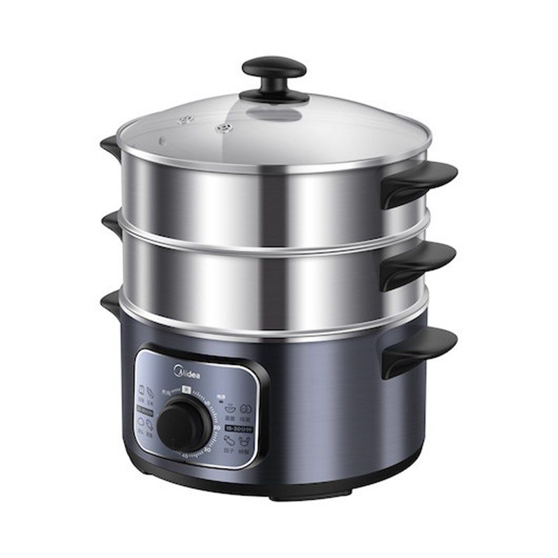 电蒸锅MZ-ZG26Easy401不锈钢三层大容量电蒸笼电蒸锅