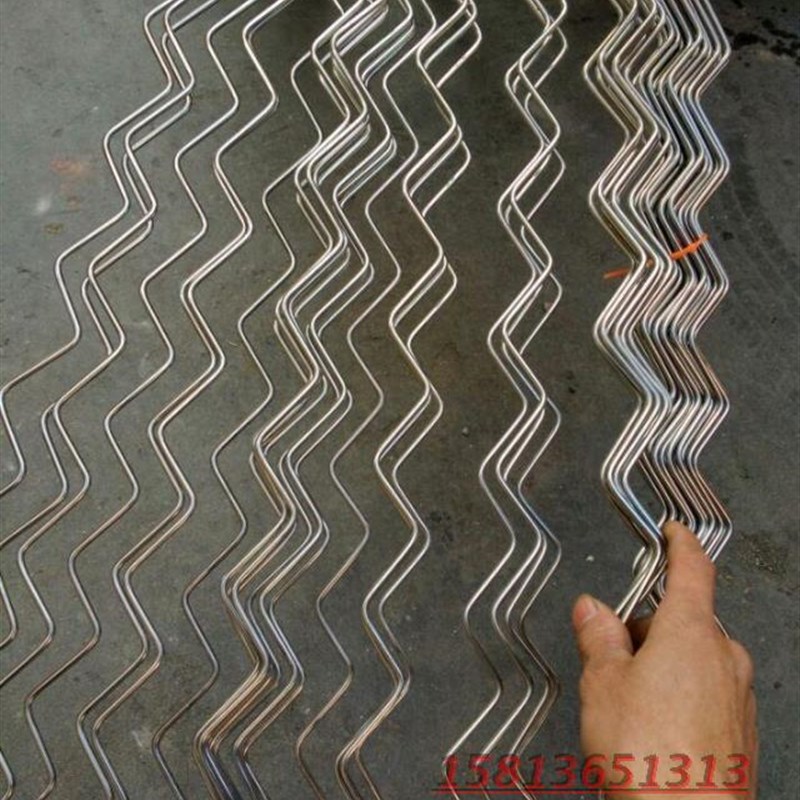 阳台固定式波浪线晾衣杆防风吹落防滑防衣服掉落不锈钢管挂晒衣架