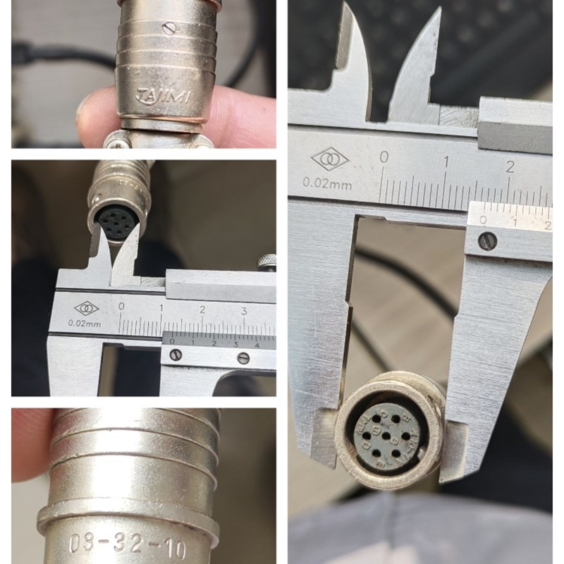 线缆定制 RPC  03-32-10 7孔/单头带线 1M