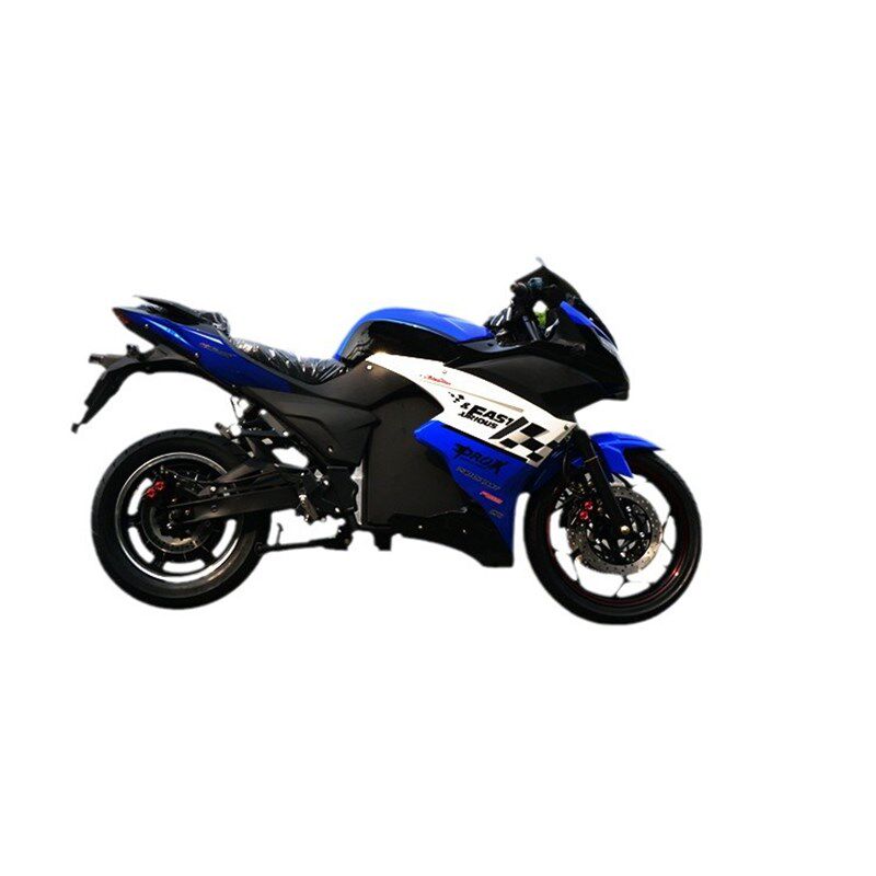 出口电摩厂家直供大型成人跑车地平线电动摩托车72V街车公路赛机