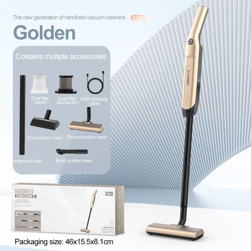 跨境新款无线手推式吸尘器大功率强吸力多功能除尘机 厂家直销