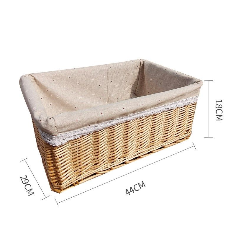 藤编收纳筐家用客厅杂物柳编收纳盒 超市陈列水果面包布艺编织篮,收纳整理,桌面收纳盒,淘宝优惠券,粉丝福利购,淘宝优惠卷