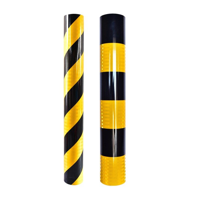 盛富莱二类斜纹 直纹 晶格六边形黄黑斜纹 反光警示胶带