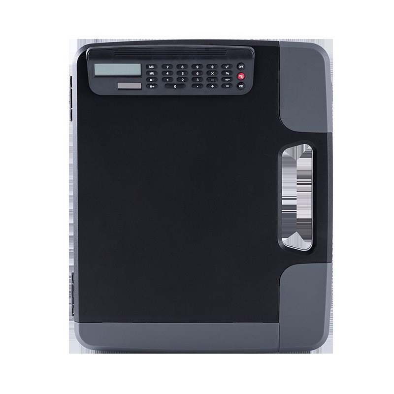 多功能A4档案盒文件夹板带计算器写字板经理夹整理资料收纳盒