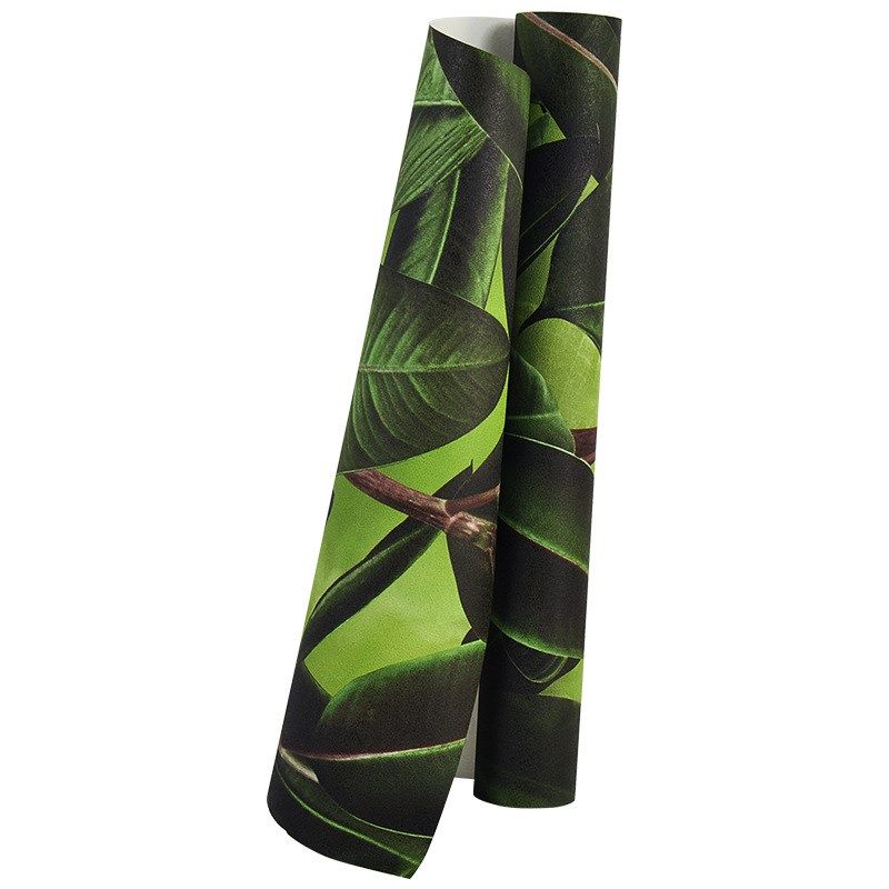 芭蕉叶子树叶pvc墙纸绿色背景墙ktv餐厅东南亚现代简约壁纸装修,家装主材,PVC墙纸,淘宝优惠券,粉丝福利购,淘宝优惠卷