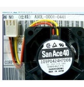 器109P04224HSAK7D08 原装三洋 4015 4 V0.08A 双滚珠 变频风扇